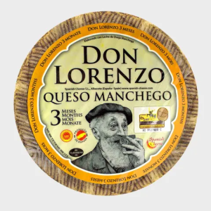 Queso Manchego Don Lorenzo semicurado DOP de 930 g